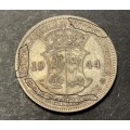 ERROR 1944 SA silver 2 ½ shillings - Scarce - multiple cracked die errors