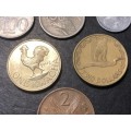 Thematic collection of coins with a BIRD design - price is for all 6 coins in the collection