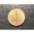 1974 Netherlands 1 cent coin