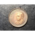 Toned Proof 1968 copper 1 cent coin