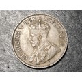 1933 King George V South African 1 penny bronze coin - lot 1 of 3