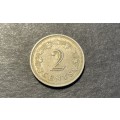 Nice 1972 2 Cents coin from Malta