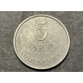 Very nice 1964 5 Øre coin from Denmark