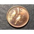 Brilliant Proof 1971 RSA 1 Cent coin