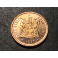 Brilliant Proof 1971 RSA 2 Cent coin