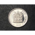 Brilliant Proof 1971 RSA 10 Cent coin
