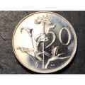 Brilliant Proof 1966 RSA 50 Cent coin