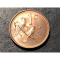 Brilliant Proof 1966 RSA 1 Cent coin