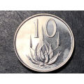 Brilliant Proof 1966 RSA 10 Cent coin