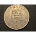 Excellent 1967 one crown coin from Gibraltar