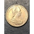 Very unusual Maria Theresia uniface Bronze token/medallion - Much smaller than the 1780 thaler