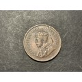 Very nice 1929 SA Union 1/2 penny coin