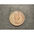 Nice 1953 SA Union 1/2 penny coin - Rainbow toning