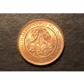 Brilliant a/UNC 1946 SA 1/4 penny coin