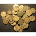 Collection of 47 British 3 pence coins from 1937 to 1967 - price is per coin