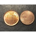 ERROR 1999 American 1 cent coin - Broadstruck error - Brilliant UNC condition.