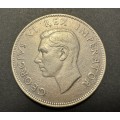 Scarce 1945 SA Union 2 ½ Shillings silver coin - Only 183,406 minted