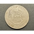 1940 SA Union 2 Shillings silver coin