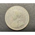 Scarce 1929 SA Union 3 pence silver coin