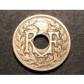1923 10 Centimes coin from France