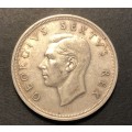 1949 SA Union 5 shilling (crown) silver coin