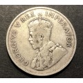Scarce 1924 SA Union 2 ½ shillings (half crown) silver coin