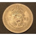 1932 SA Union 2 ½ shillings (half crown) silver coin
