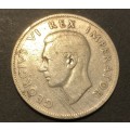 1943 SA Union 2 ½ shillings (half crown) silver coin