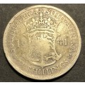 1941 SA Union 2 ½ shillings (half crown) silver coin