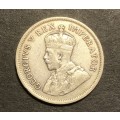 Scarce 1929 SA Union 1 shilling silver coin