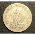 Scarce 1932 SA Union 1 shilling silver coin