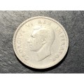 Scarcer 1946 Union of South Africa 1 shilling silver coin