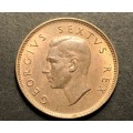 Excellent 1950 SA Union 1/2 penny coin