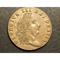 Old 1768 1/2 guinea gambling token coin - Nice Condition