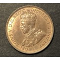 Brilliant AU+/UNC 1911 Australian 1 Penny coin - First year of issue - High Catalogue value