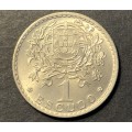 Brilliant UNC 1966 1 Escudo coin from Portugal