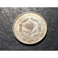 Scarce 1948 Proof SA Union silver 6 pence coin