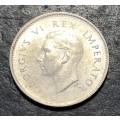 Silver 1941 Union of South Africa 3 pence (tickey) coin