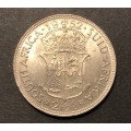 Brilliant AU+/UNC 1952 SA Union Silver 2 1/2 Shilling coin