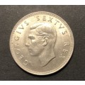Brilliant AU+/UNC 1952 SA Union Silver 2 1/2 Shilling coin