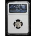 Rare NGC graded MS61 Silver 1 Pfennig coin - Between 974 and 774 years old (1050 to 1250 AD)