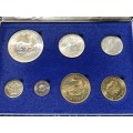Perfectly preserved 1964 South African proof set - Top quality proof coins
