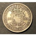 Scarce 1930 SA Union 2 ½ shillings (half crown) silver coin -  Nice Filler coin
