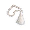 Large Clay Bead Chain with Jute Tassel Home Decor (+-20cm)