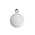 Decor Sphere 4,5` with Macrame Rope & Leather Hook (12cm)