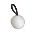 Decorative 6` Sphere with Jute Rope & Leather Hook (15cm)