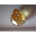 7.91 cts. Citrine  FANCY CUT  BIG  Pear Shape 16.00 x 12.00 mm