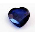 Genuine 5.50mm Heart cut Blue Sapphire  0.64ct