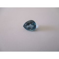 11.00 x 9.00 mm Pear cut Blue Topaz 4.16 ct.