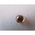 4.70mm Round cut Genuine Yellow Sapphire 0.56ct.